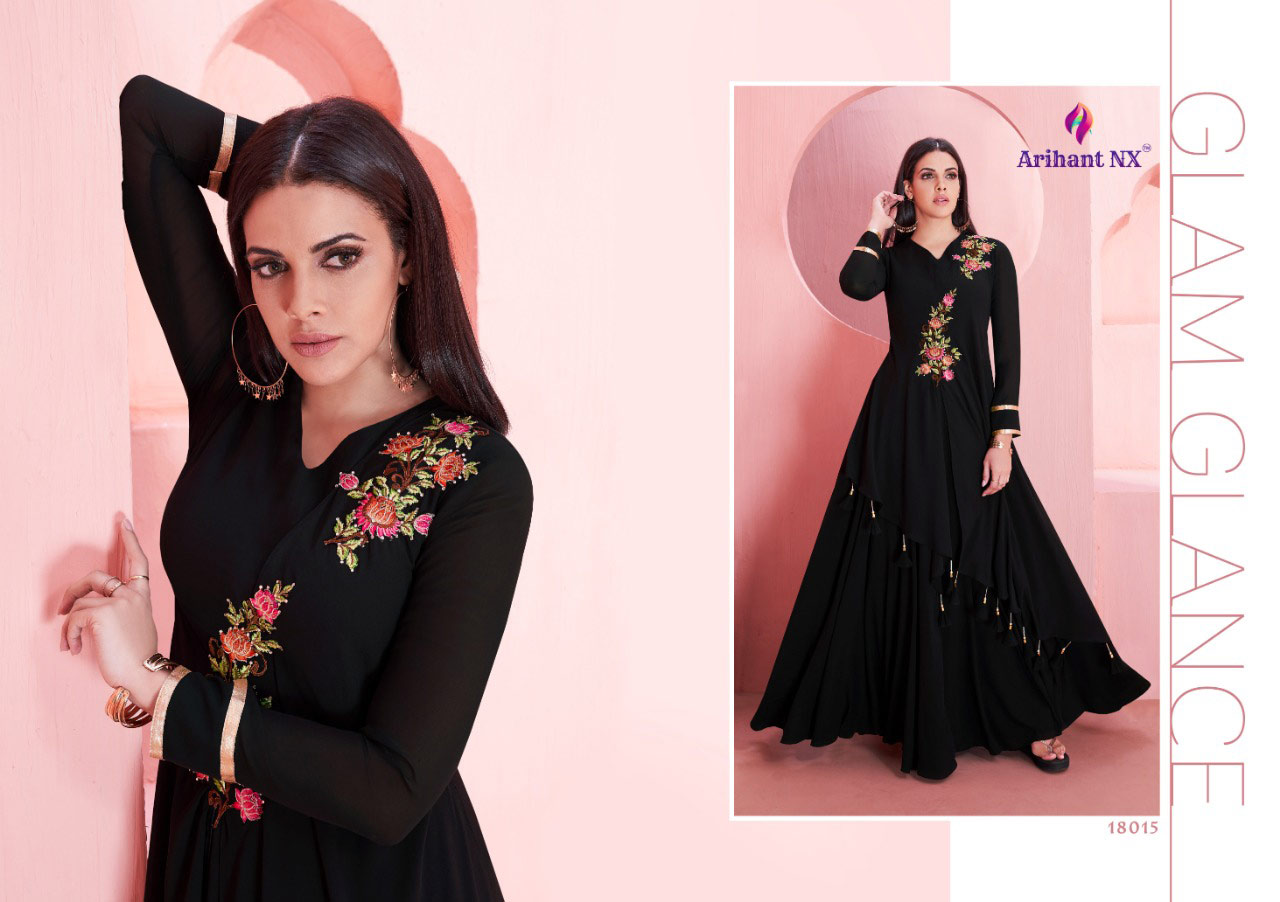 Sui Dhaga Vol-2 Arihant Nx Semi Georgerre Long Kurta Sui Dhaga Vol-2 Arihant Nx Semi Georgerre Long Kurta